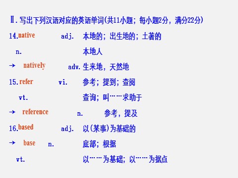 高中英语新版一册Unit 5 Period Two　Listening and Speaking & Reading and Thinking—Language Points第6页