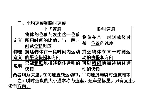 高中物理必修一第一章　运动的描述 1.3 运动快慢的描述  速度第7页