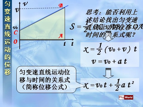 高中物理必修一2.3 匀变速直线运动的位移与时间的关系(第1课时)第7页