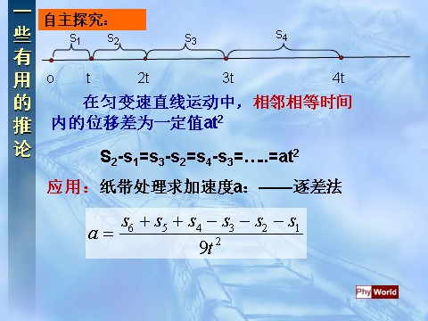 高中物理必修一2.4匀变速直线运动的一些有用的推论第9页