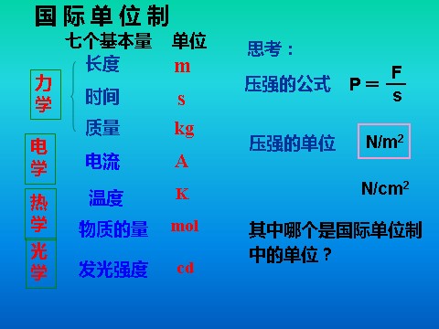 高中物理必修一4.4力学单位制第7页