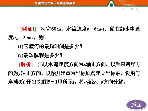 高中物理必修二第5章 曲线运动    章末小结   知识整合与阶段检测第9页