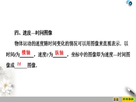 高中物理新版必修一册第1章 3　位置变化快慢的描述——速度第8页