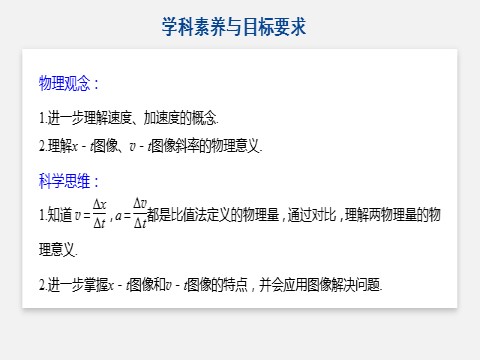 高中物理新版必修一册第1章 专题强化　速度、加速度及运动图像第2页