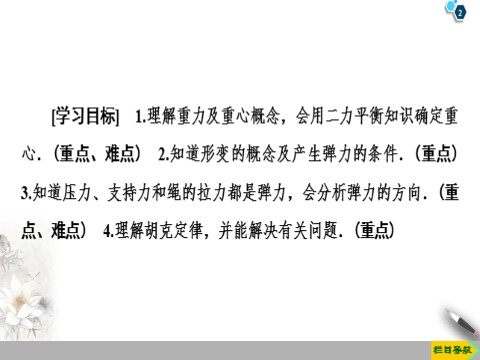 高中物理新版必修一册第3章 1　重力与弹力第2页