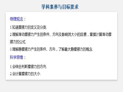 高中物理新版必修一册第3章 2　摩擦力第2页