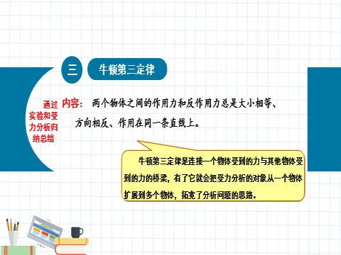 高中物理新版必修一册牛顿第三定律第7页