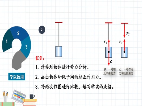 高中物理新版必修一册牛顿第三定律第9页