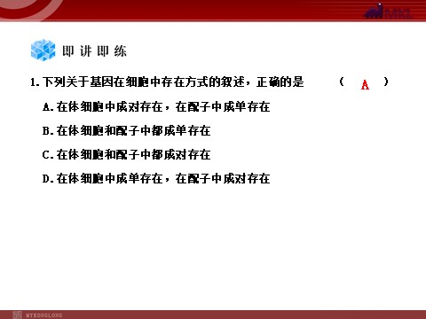 高中生物必修二【人教版】高中生物必修二《 2.2基因在染色体上》课件第10页