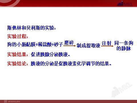 高中生物必修三高中生物PPT授课课件（人教版必修3）2.2通过激素的调节第8页