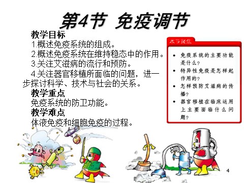 高中生物必修三必修3 稳态与环境2.4免疫调节（第一课时）第4页