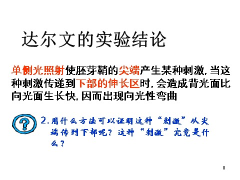 高中生物必修三必修3 稳态与环境3.1植物生长素的发现(24张)第8页