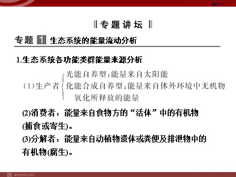 高中生物必修三高效课堂同步课件：5章末整合《生态系统及其稳定性》（必修3）第2页