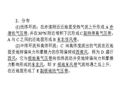 高中地理必修一必修1 第二章 第二讲　气压带和风带第4页