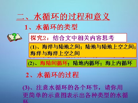 高中地理必修一高中地理 3.1水循环的过程和意义课件 新人教版必修1第3页