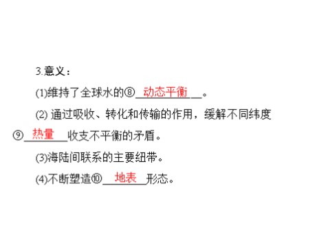 高中地理必修一一轮复习课件：第四章 第一节 自然界的水循环 水资源的合理利用第6页