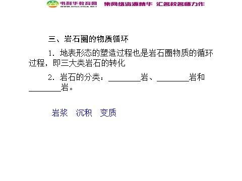 高中地理必修一高中地理 4.1营造地表形态的力量同步辅导与检测课件 新人教版必修1第8页