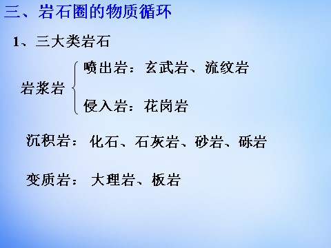 高中地理必修一高中地理 4.1岩石圈的物质循环课件 新人教版必修1第5页