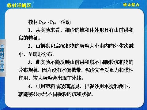 高中地理必修一高中地理（人教版 必修1）第四章 地表形态的塑造 章末整合第7页