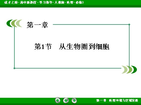 高中地理必修三高中地理人教版必修3课件：整合提升1《地理环境与区域发展》第3页