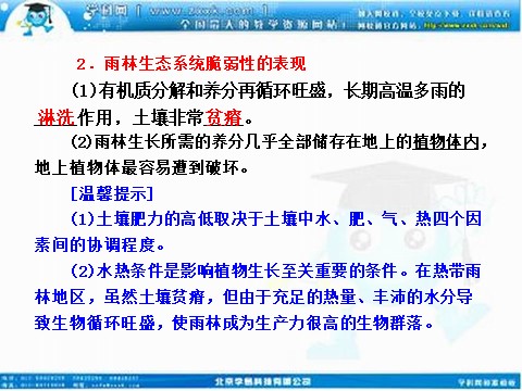 高中地理必修三高考地理人教版一轮复习课件：第十三章第二讲 森林的开发和保护——以亚马孙热带雨林为例第6页