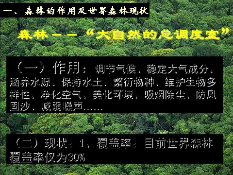 高中地理必修三高中地理 2.2森林的开发和保护—以亚马孙热带雨林为例课件 新人教版必修3第3页