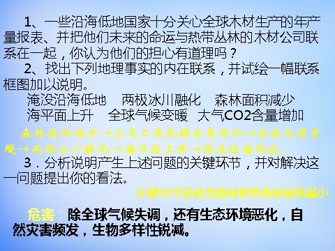 高中地理必修三高中地理 2.2森林的开发和保护—以亚马孙热带雨林为例课件 新人教版必修3第7页