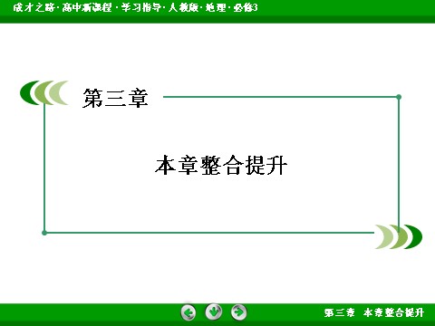 高中地理必修三3章整合提升第3页