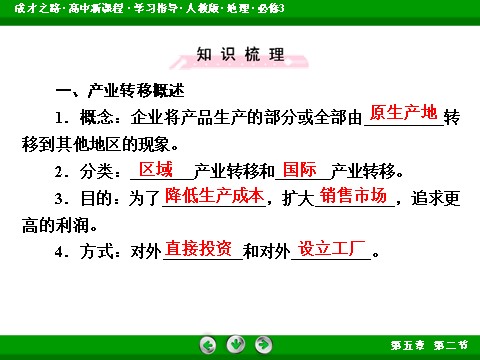 高中地理必修三高中地理人教版必修3课件：第5章 第2节《产业转移——以东亚为例》第8页