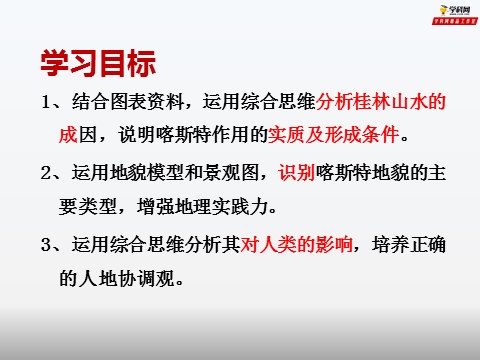 高中地理新版必修一册（鲁教版）3.1 走进桂林山水（课件）-2019-2020学年高一地理必修第一册轻松备课（鲁教版2019）第3页