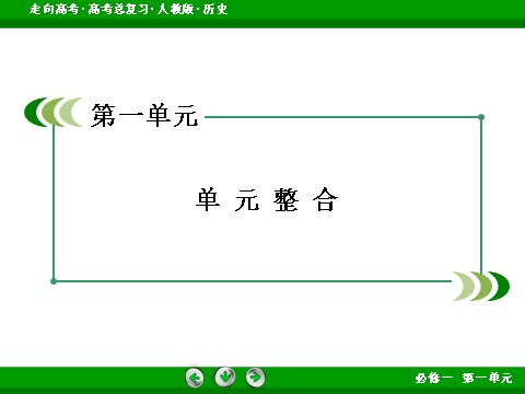 高中历史必修一2017版高考历史人教版一轮总复习课件：必修1 单元整合1 古代中国的政治制度 第3页