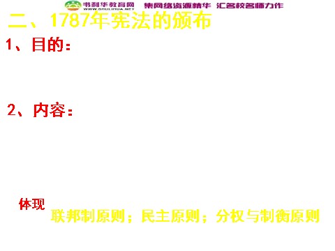 高中历史必修一高中历史 美国联邦政府的建立课件 新人教版必修1第5页