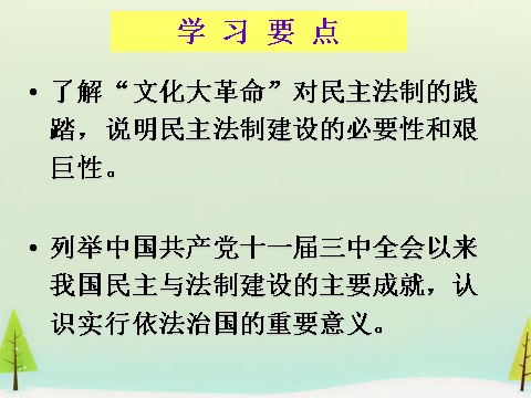 高中历史必修一高中历史 第21课 民主政治建设的曲折发展同课异构课件1 新人教版必修1第5页