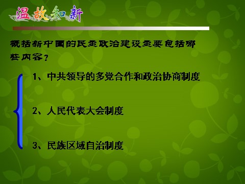 高中历史必修一高中历史 第21课 民主政治建设的曲折发展课件 新人教版必修1第1页