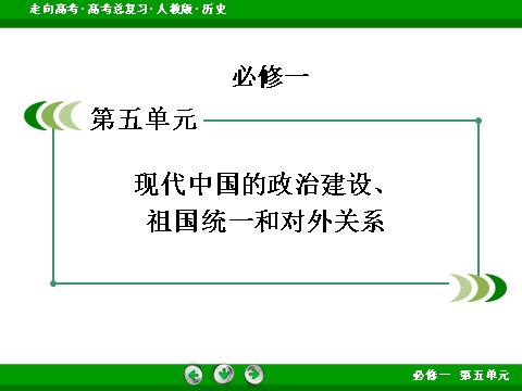 高中历史必修一2017版高考历史人教版一轮总复习课件：必修1 第5单元 第11讲 考点2 民主政治建设的曲折发展 第2页