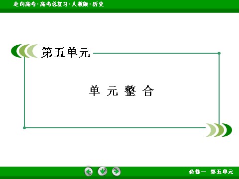 高中历史必修一2017版高考历史人教版一轮总复习课件：必修1 单元整合5 现代中国的政治建设、祖国统一和对外关系 第3页