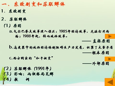 高中历史必修一高中历史 第27课 世纪之交的世界格局同课异构课件2 新人教版必修1第5页