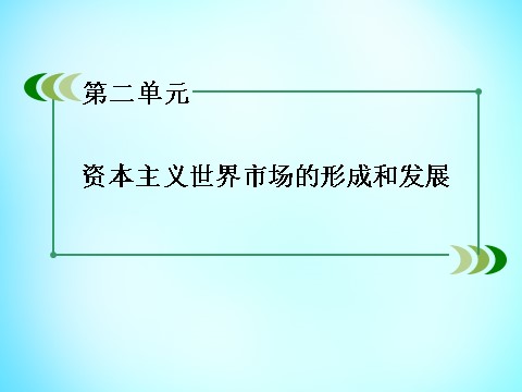 高中历史必修二高中历史 第二单元 资本主义世界市场的形成和发展单元总结2课件 新人教版必修2第2页