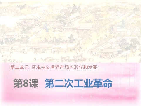 高中历史必修二（教师参考）高中历史 第二单元 第8课 第二次工业革命课件 新人教版必修2第1页