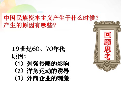 高中历史必修二高中历史 第10课 中国民族资本主义的曲折发展课件 新人教版必修2第2页