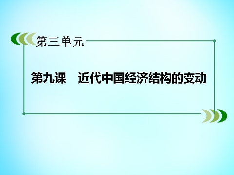 高中历史必修二高中历史 第三单元 第9课 近代中国经济结构的变动课件 新人教版必修2第9页