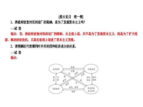 高中历史必修二2017历史（人教版）一轮课件：29近代中国民族资本主义经济的曲折发展 第9页