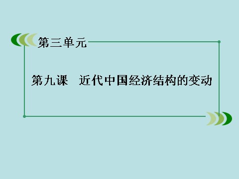 高中历史必修二高中历史（人教版）必修2课件：第9课近代中国经济结构的变动第3页