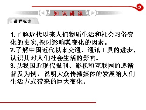 高中历史必修二高考历史一轮复习课件第13单元 中国近现代社会生活的变迁 第2页