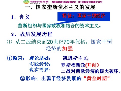 高中历史必修二高中历史 第19课 战后资本主义的新变化课件 新人教版必修2第3页