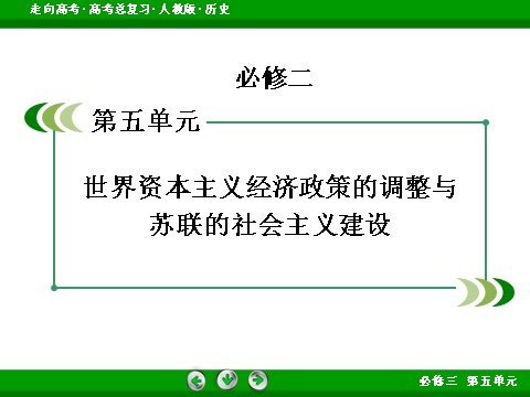 高中历史必修二2017版高考历史人教版一轮总复习课件：必修2 第5单元 第23讲 考点2 战后资本主义的新变化 第2页