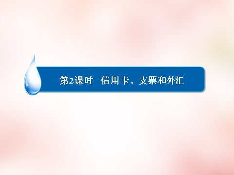 高中政治必修一1.2信用卡、支票和外汇课件 新人教版必修1第4页