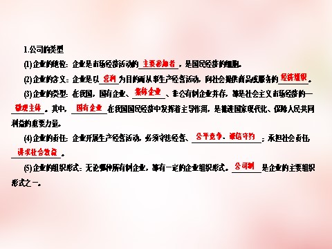 高中政治必修一5.1企业的经营课件 新人教版必修1第7页