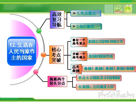 高中政治必修二2-1.1生活在人民当家作主的国家人教版高中政治复习课件：第2页