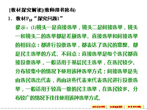 高中政治必修二1.2.1 民主选举：投出理性一票 课件（人教版必修2）第3页